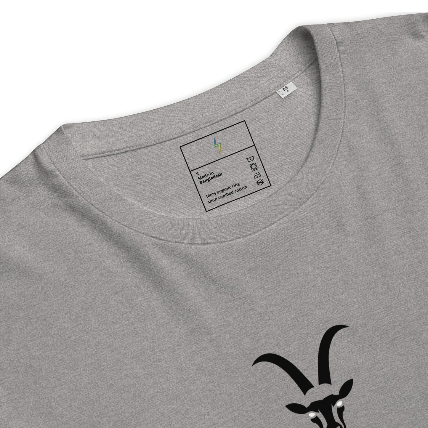 GOAT Unisex organic ribbed neck t-shirt