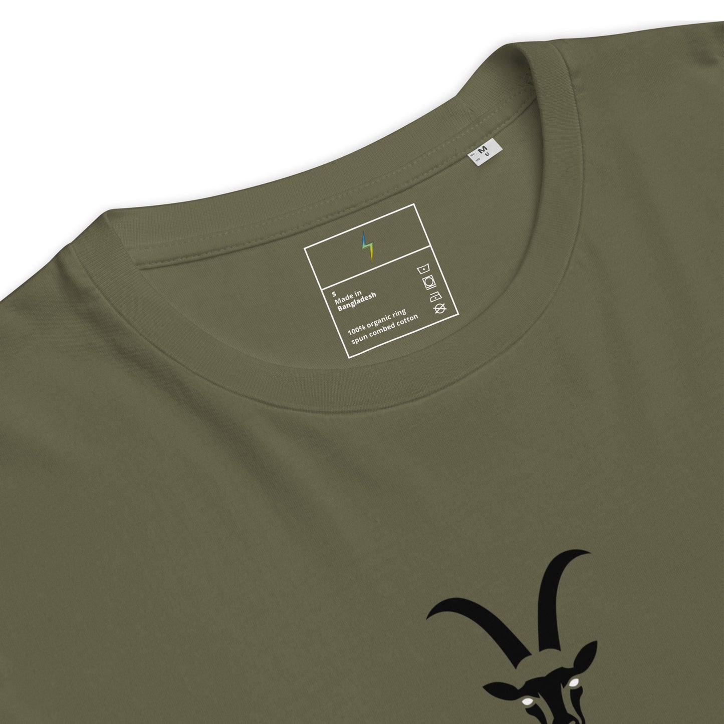 GOAT Unisex organic ribbed neck t-shirt